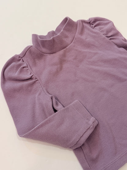Baby Gap Purple Mock Neck Top 18-24M