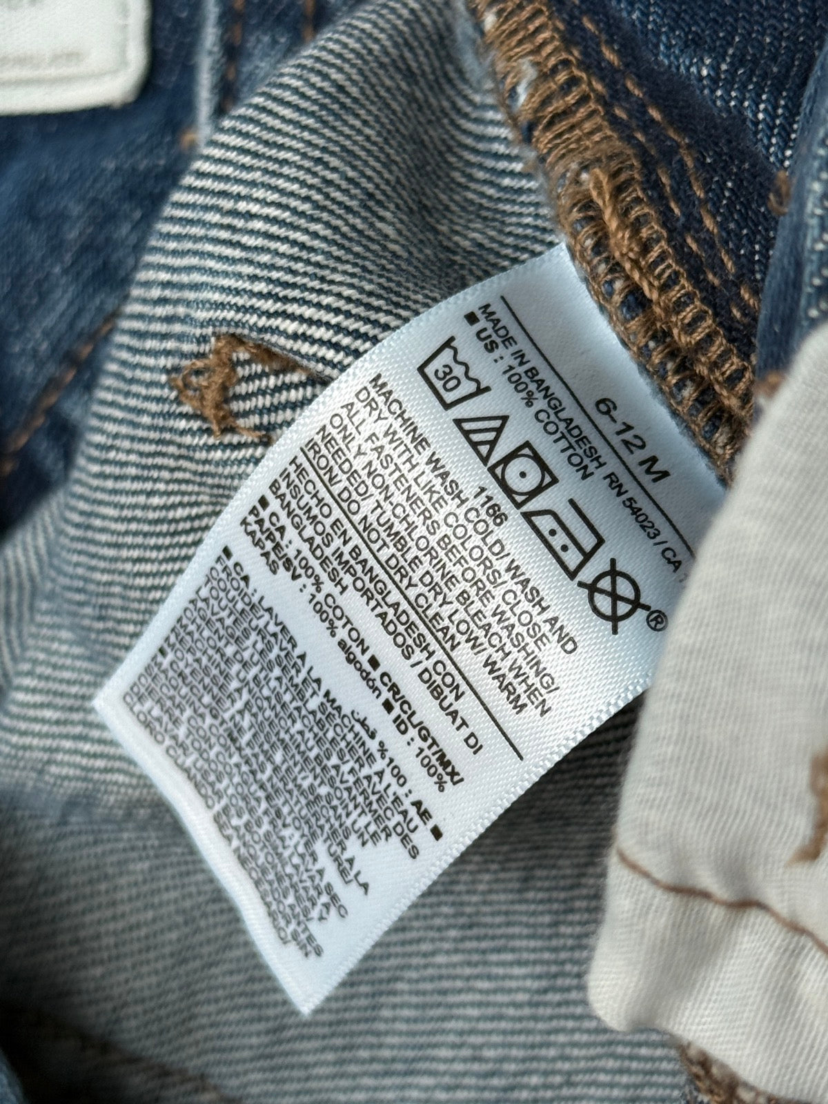 Old Navy Denim Overalls 6-12M
