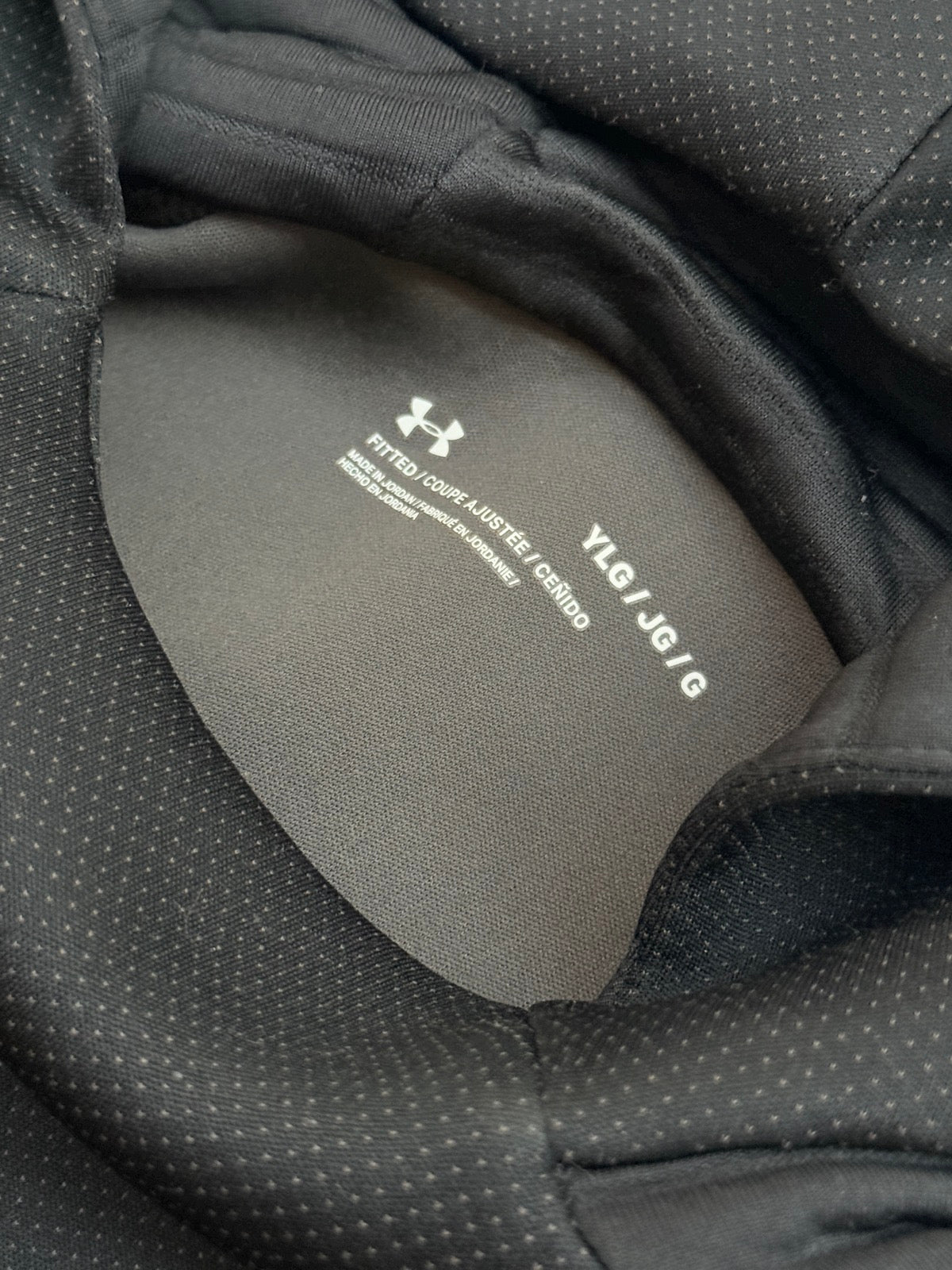 Under Armour Black Moto Hoodie YLG
