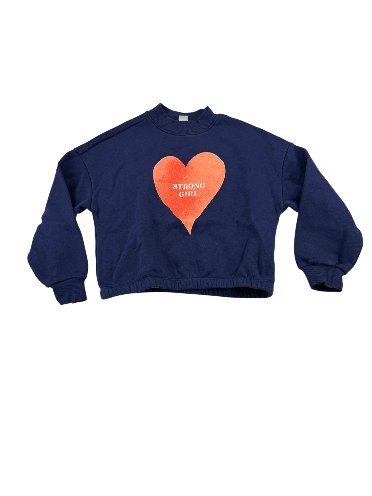 Old Navy Strong Girl Heart Sweatshirt Size 6-7