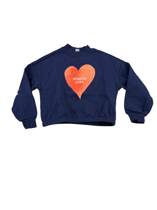 Old Navy Strong Girl Heart Sweatshirt Size 6-7