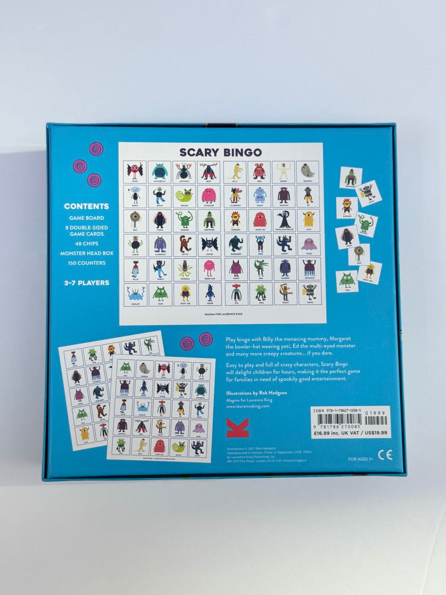 Scary Bingo Monsters Kids Game
