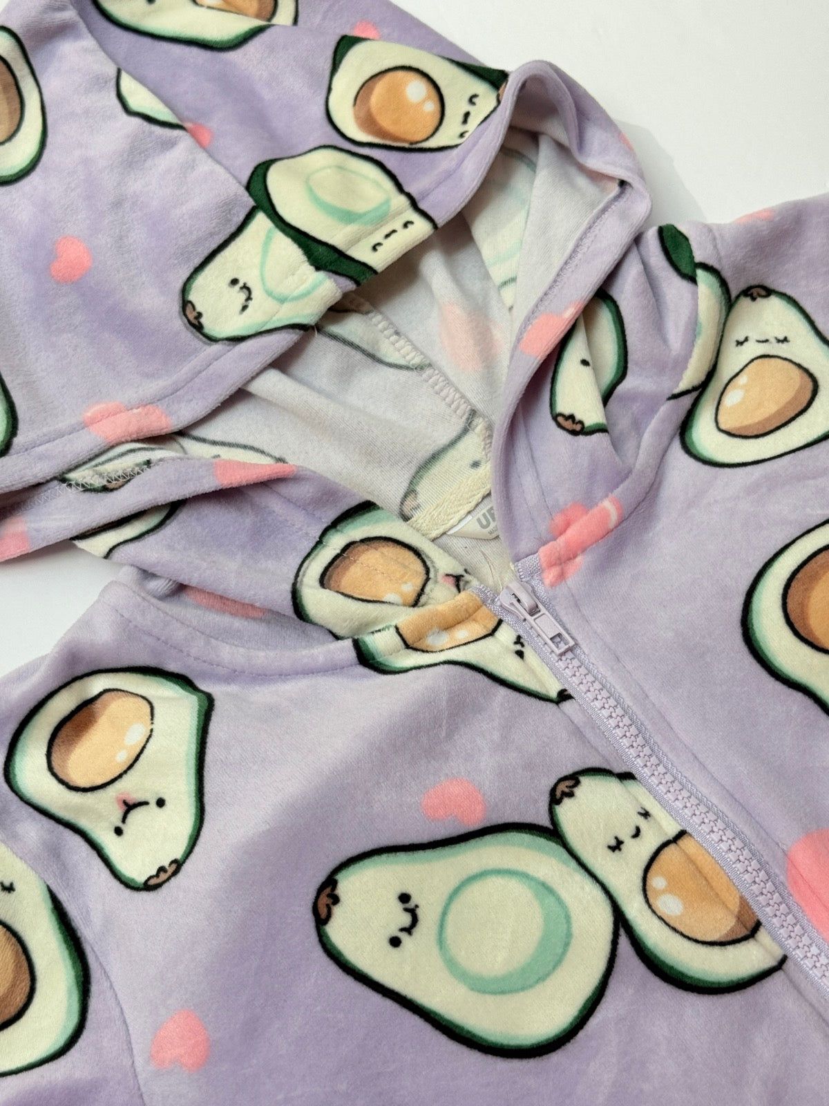 Urban Kids Avocado Hooded Onesie Pyjama with Eye Mask 14Y