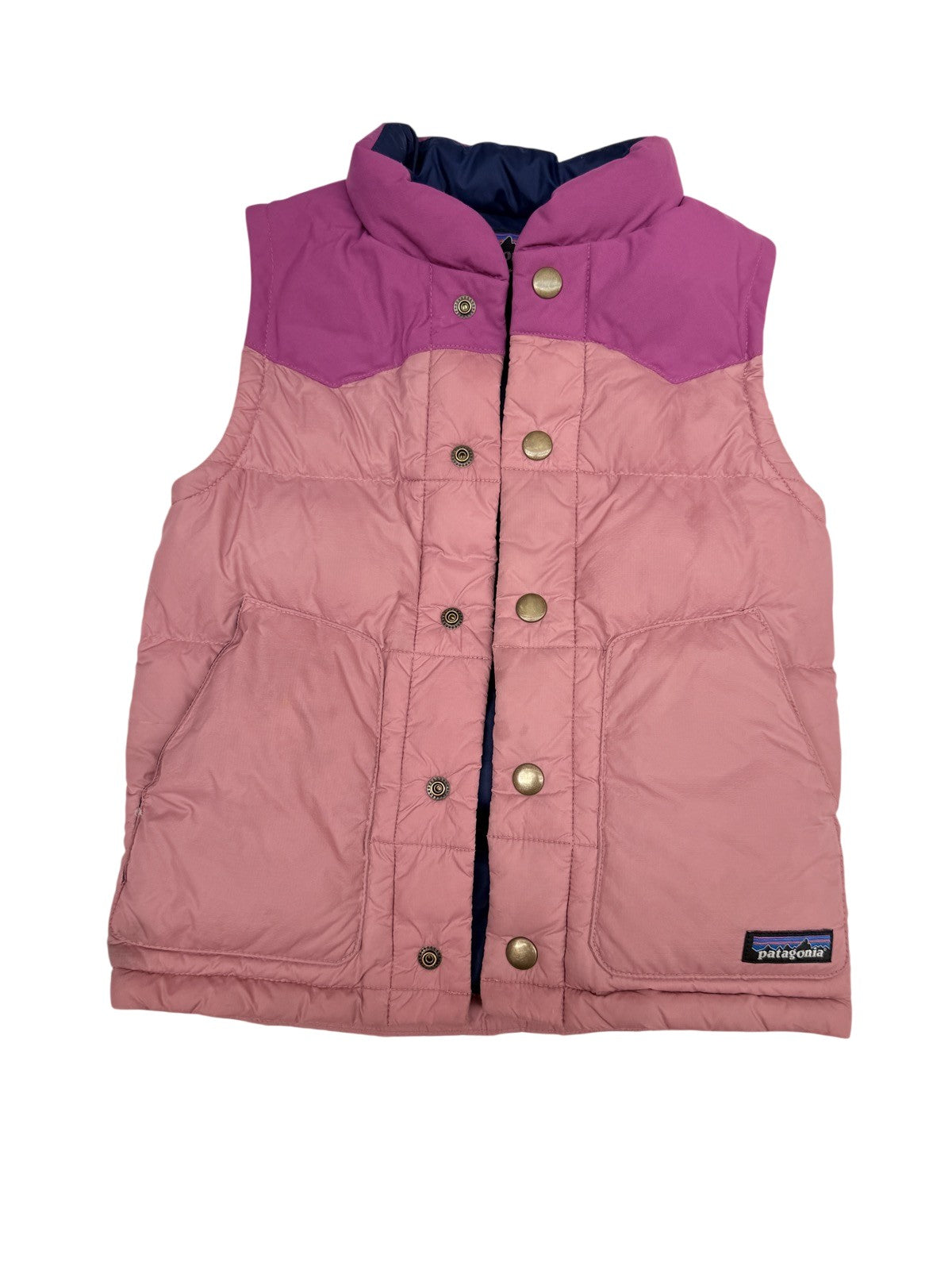 Patagonia Kids Reversible Down Vest Size 4T