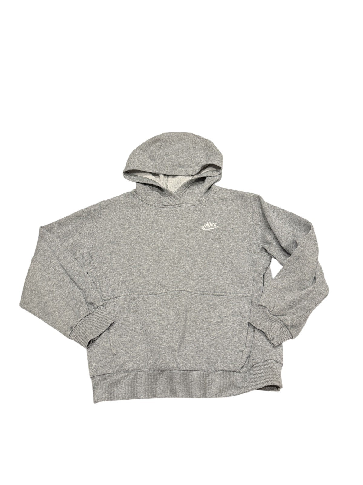 Nike Club Fleece Gray Hoodie Size 8Y
