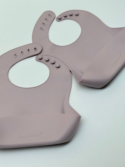 Loulou Lollipop Silicone Bib Set 2-Pack