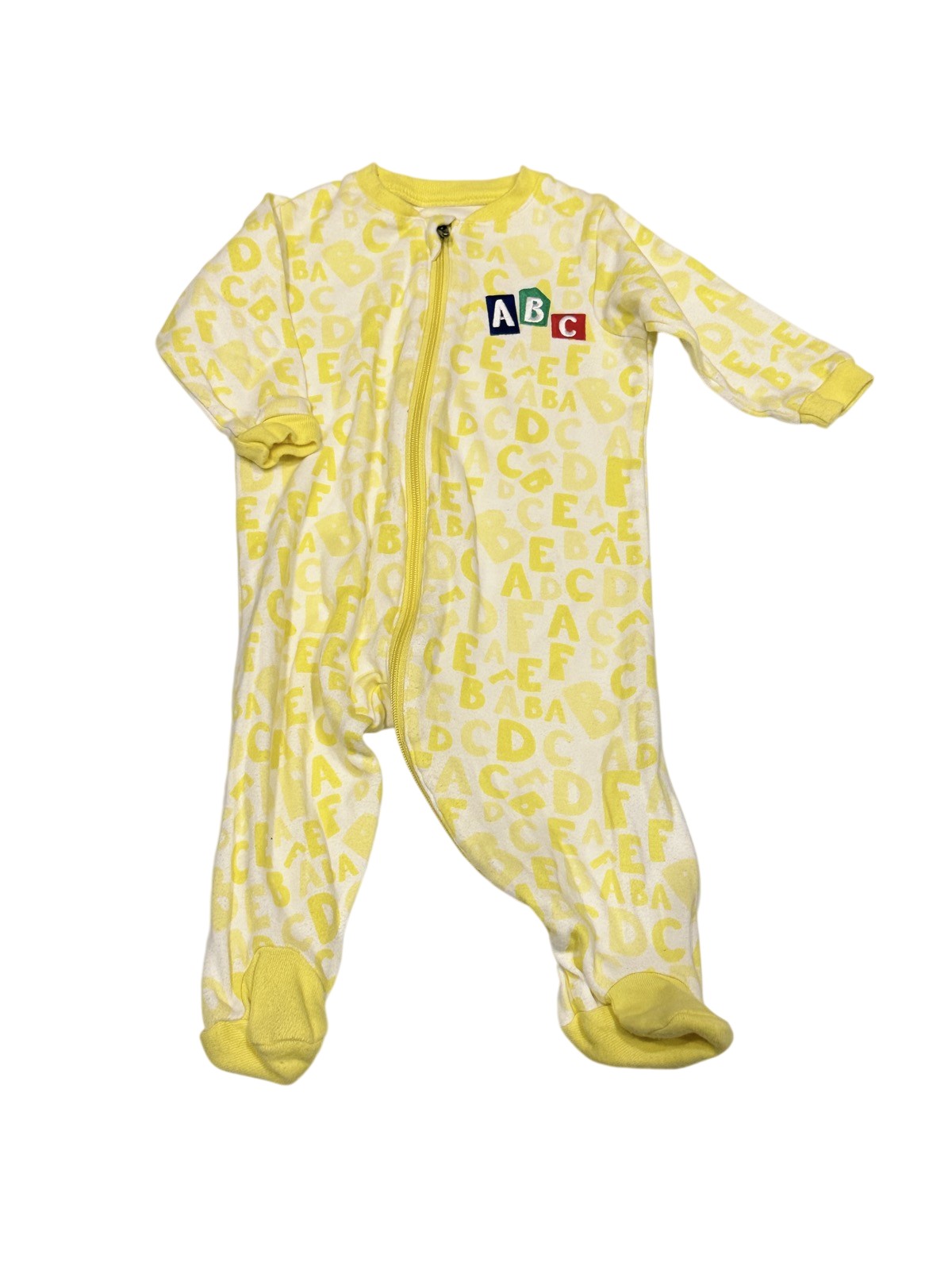Tuffo ABC Yellow Footed Sleeper 3M
