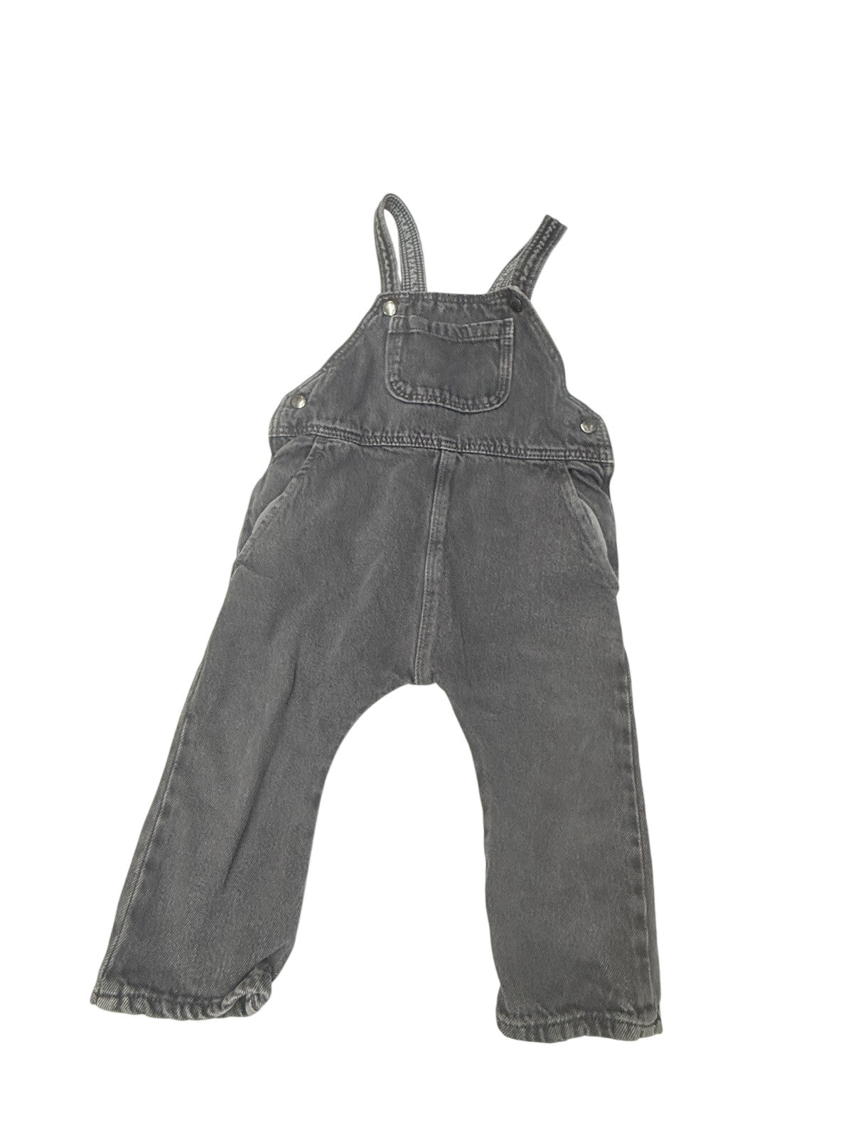 H&M Adorables Grey Denim Overalls 2T