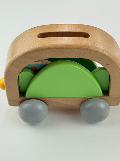 Wooden Camper Train Sensory Toy Set