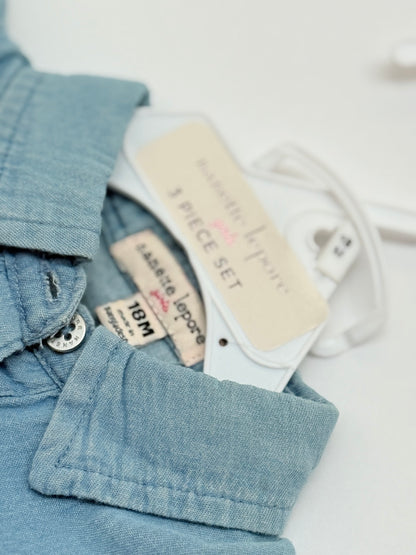 Nanette Lepore 3-Piece Denim Tutu Set 18M