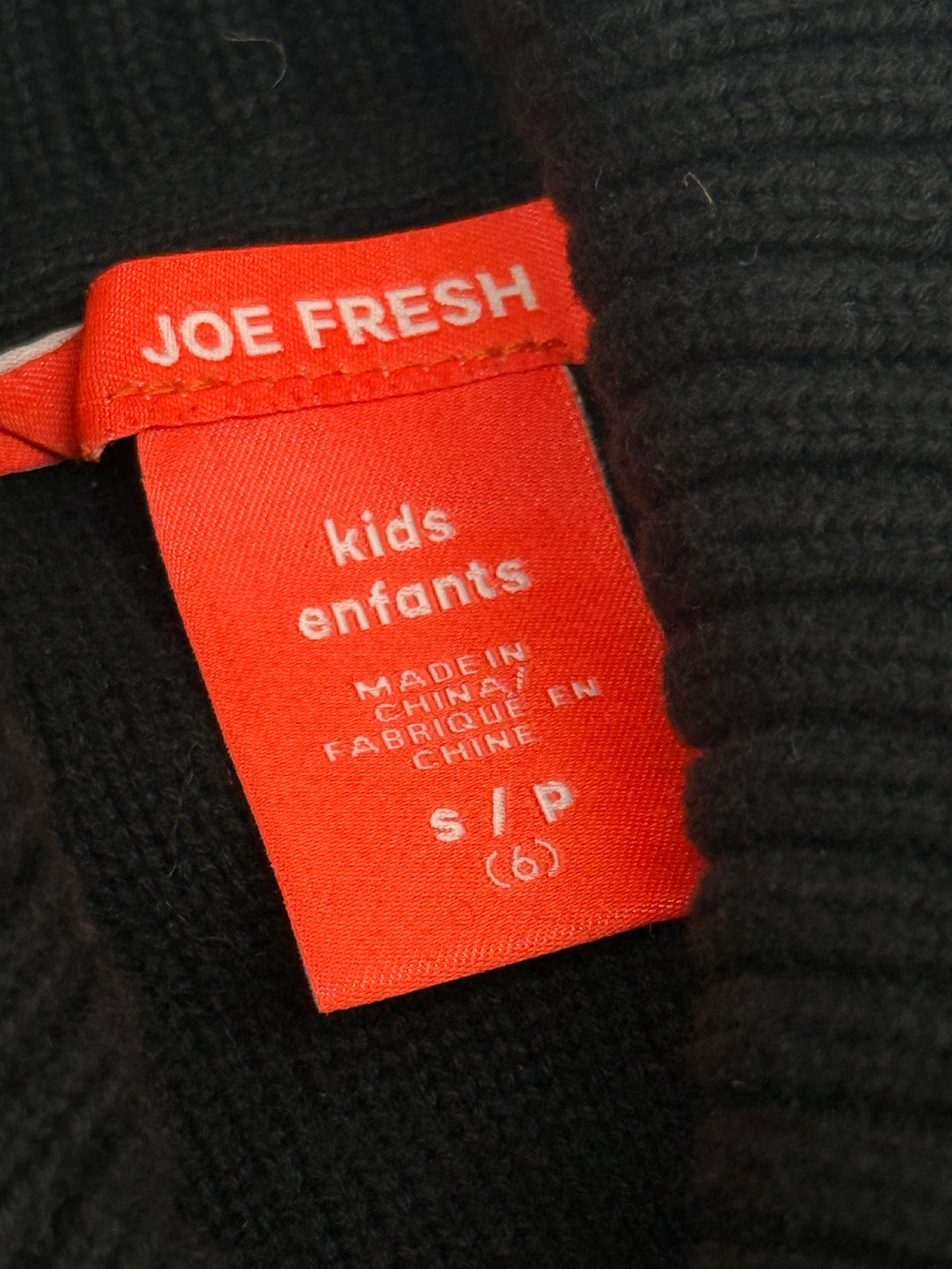 Joe Fresh Fair Isle Cardigan Sweater Size 6