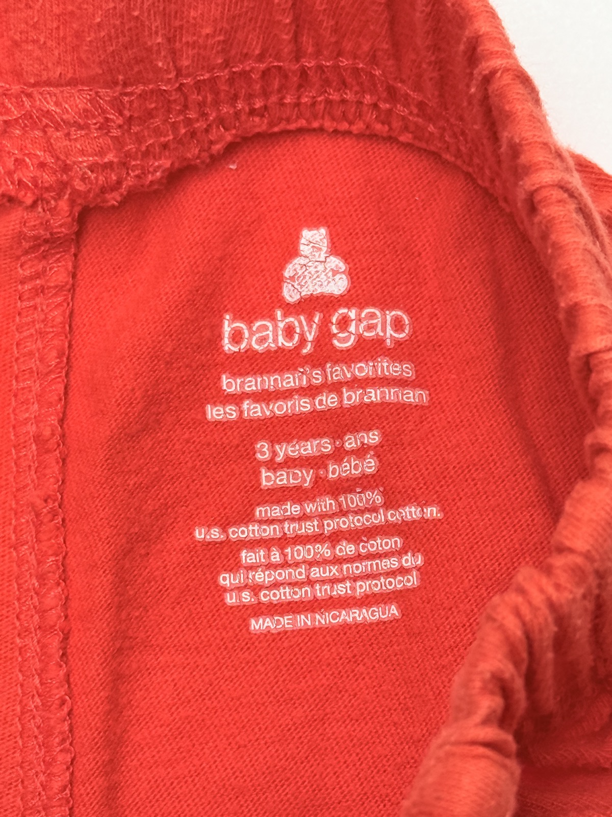 Baby Gap Red Jogger Pants Size 3T