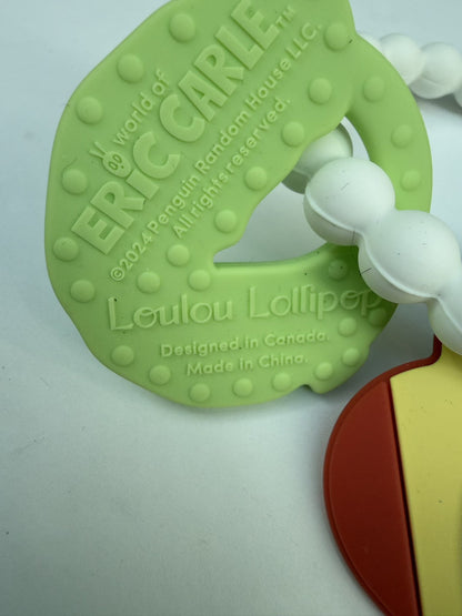 Loulou Lollipop Eric Carle Silicone Teether Rattle
