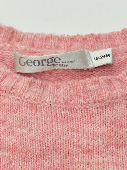 George Baby Pink Cloud Sweater 18-24M