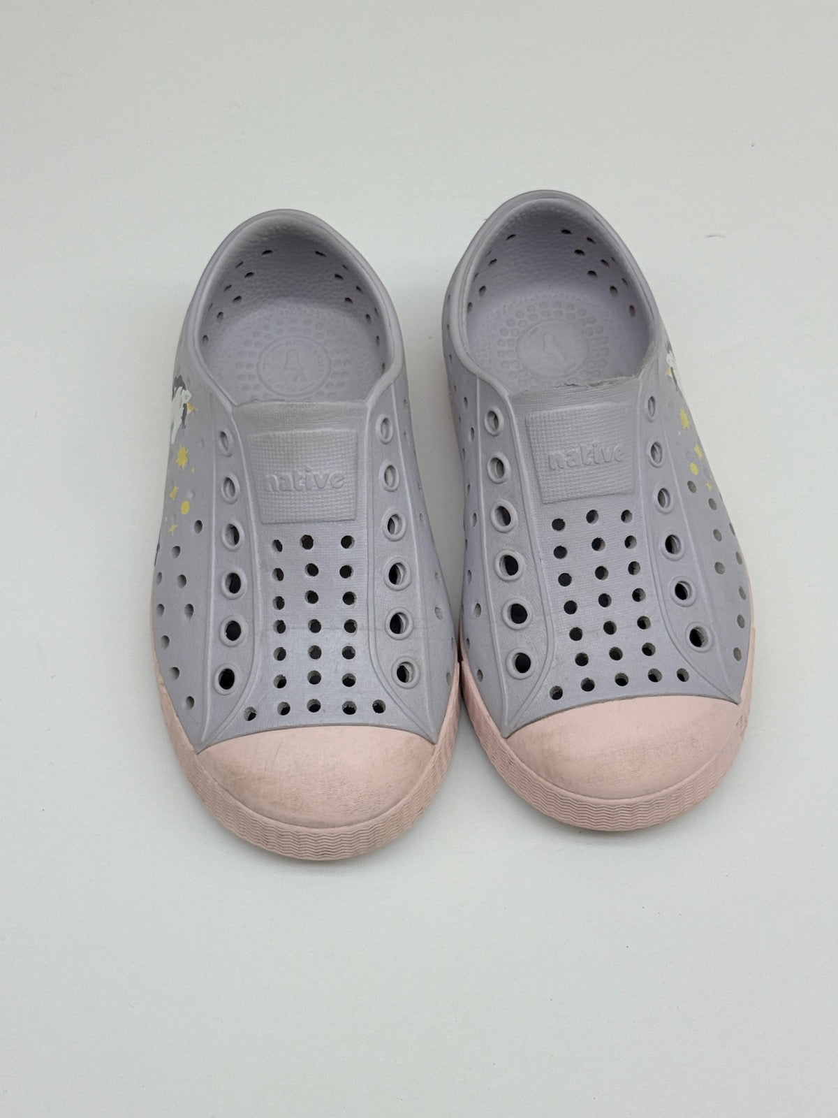 Native Jefferson Unicorn Slip-On Shoes 7C