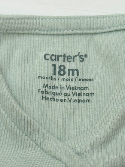 Carter's Sage Tulle Peplum Top 18M