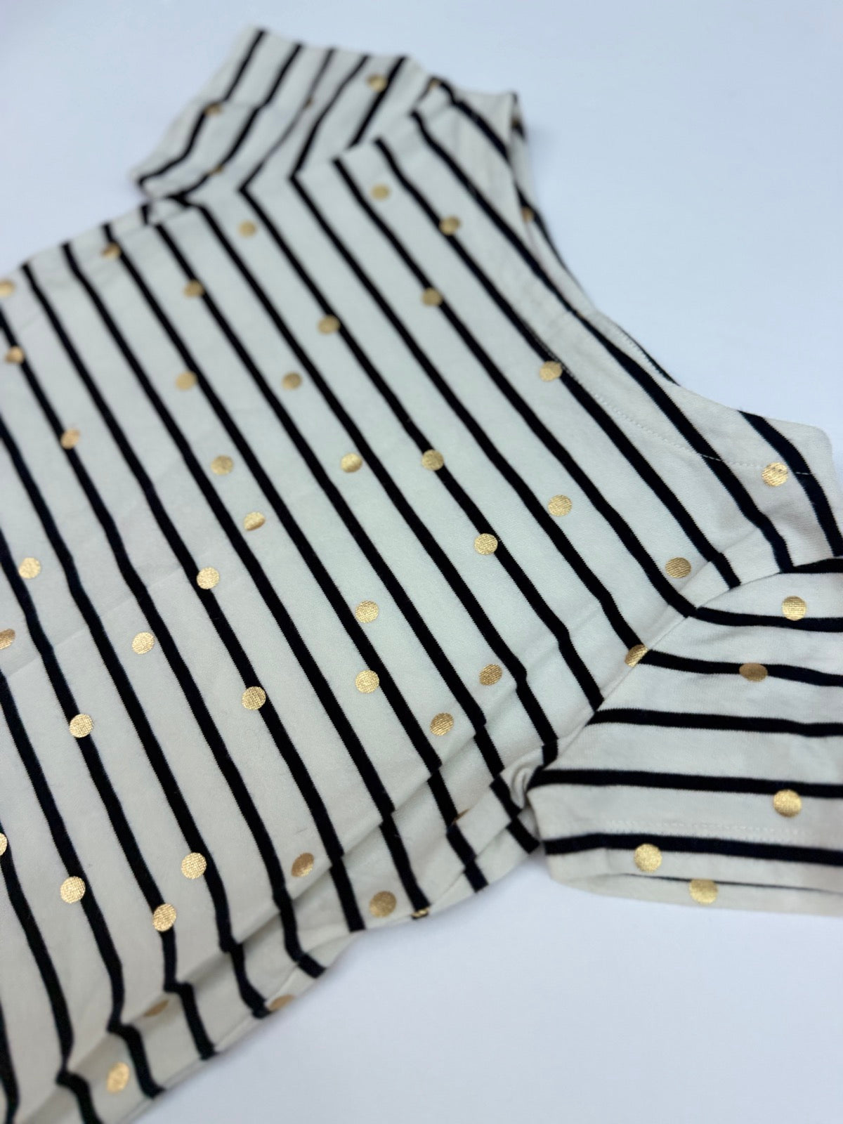 Boden Stripe Gold Dot T-Shirt 4-5Y