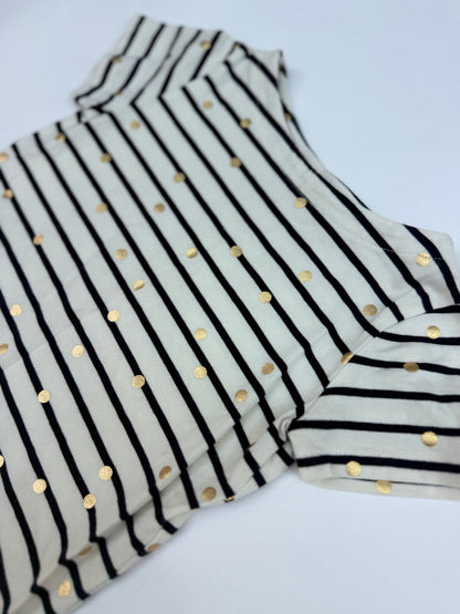 Boden Stripe Gold Dot T-Shirt 4-5Y