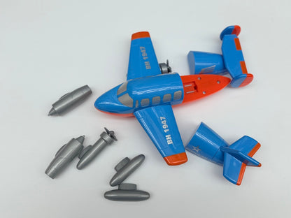 Blue Transforming Toy Airplane BH 1947