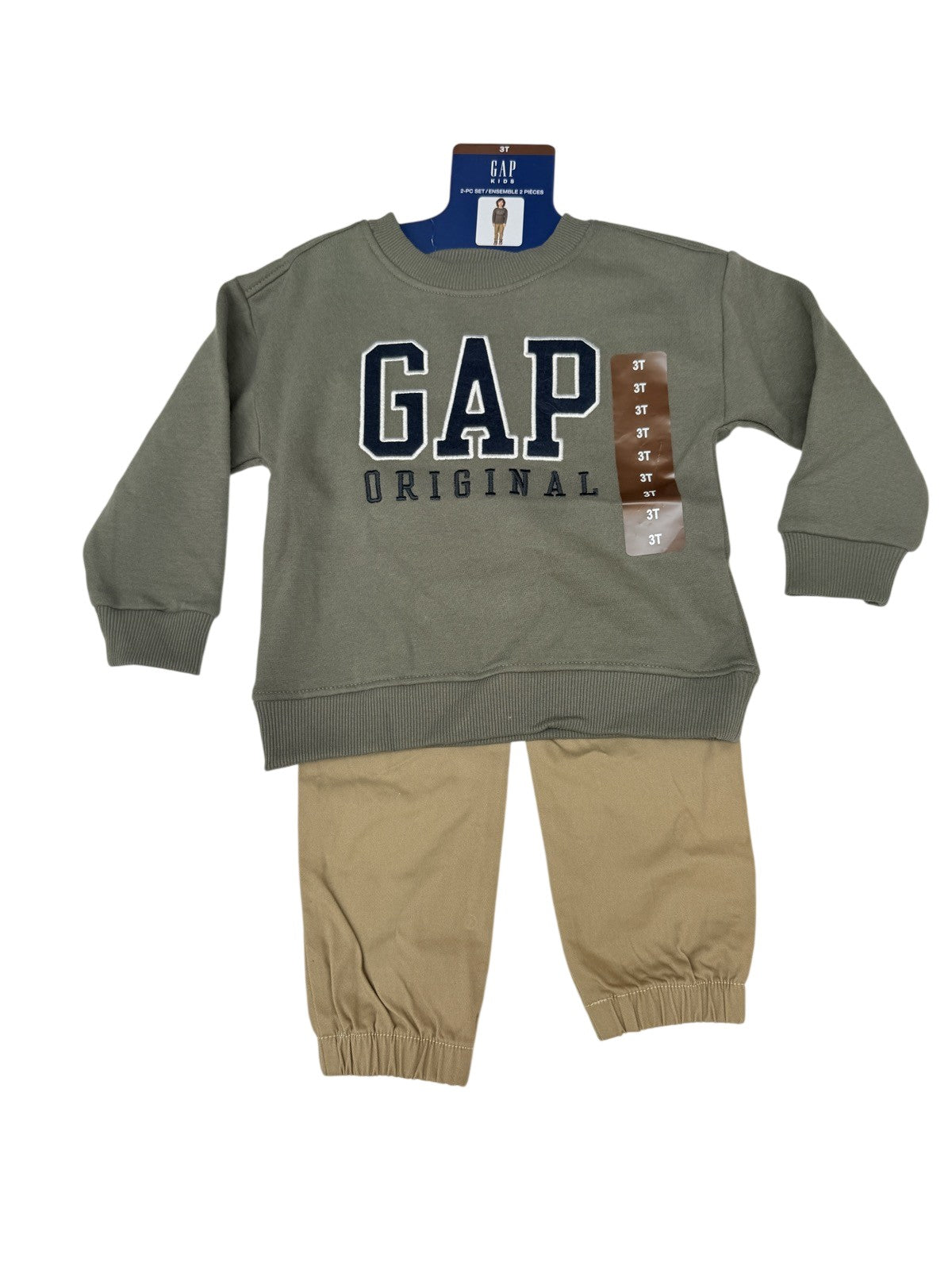 NWT - Gap Kids Sweatshirt Jogger Set 3T
