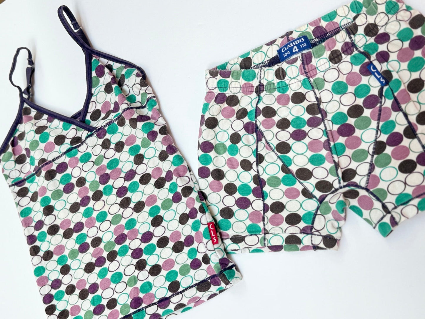 Claesen's Polka Dot Pajama Set Size 4