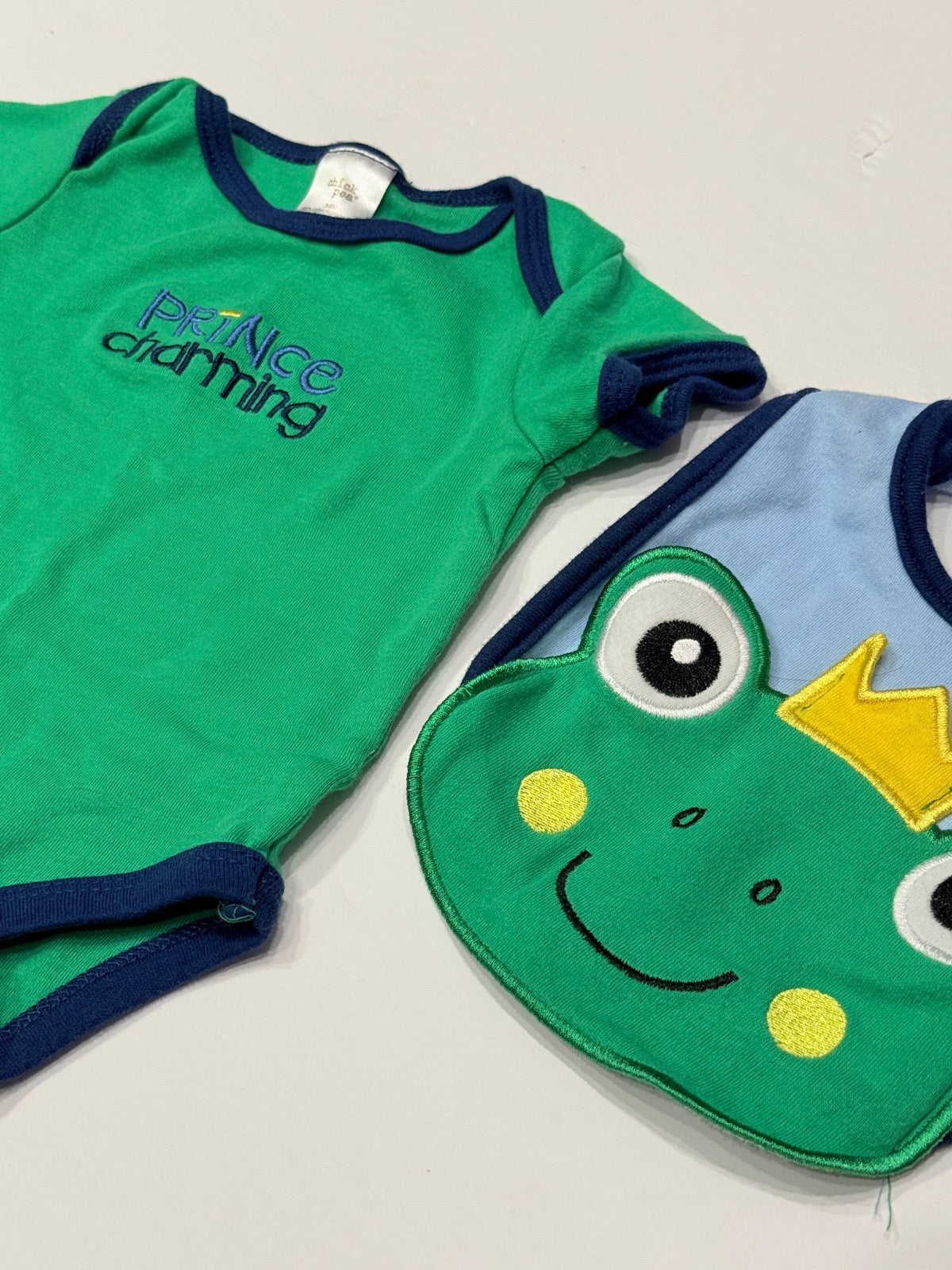 Chick Pea Prince Charming Onesie Set 3-6M