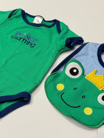 Chick Pea Prince Charming Onesie Set 3-6M