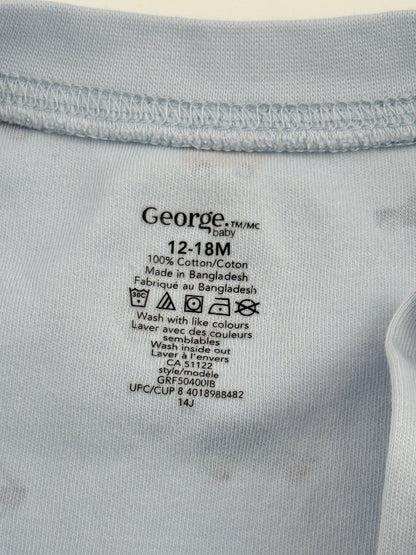 George Baby Vehicle Print Sleeper 12-18M