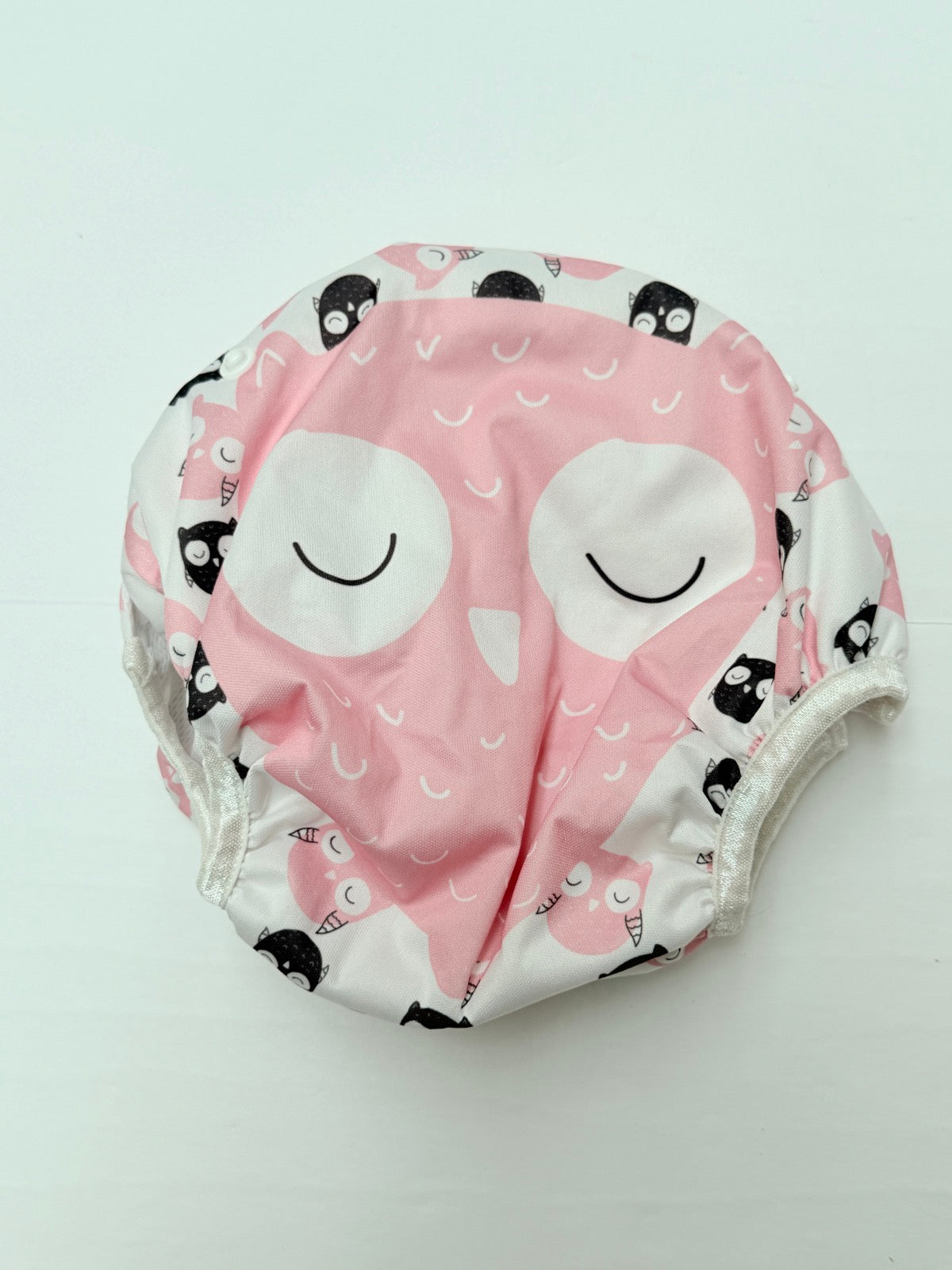 Reusable Swim Diaper Pink Owl Print