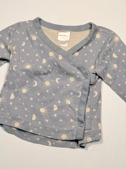Hanna Andersson Celestial Print Top 6-9M