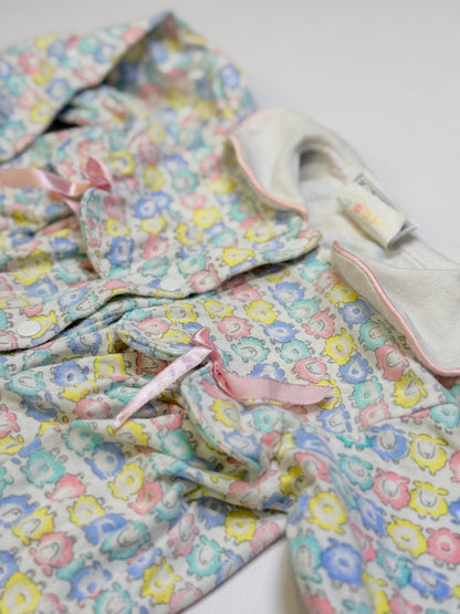 Vintage Baby Bell Pastel Sheep Romper 12-18m