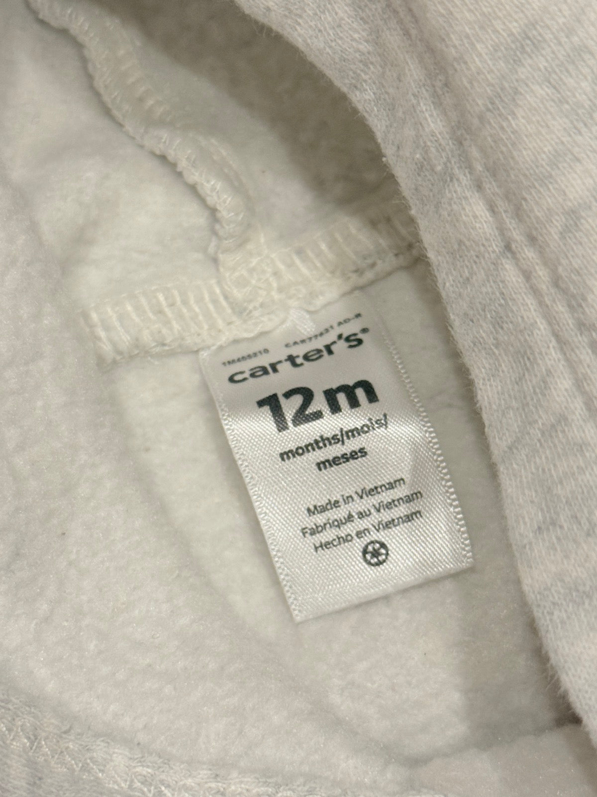 Carter's Owl Hoodie Sweatshirt 12m