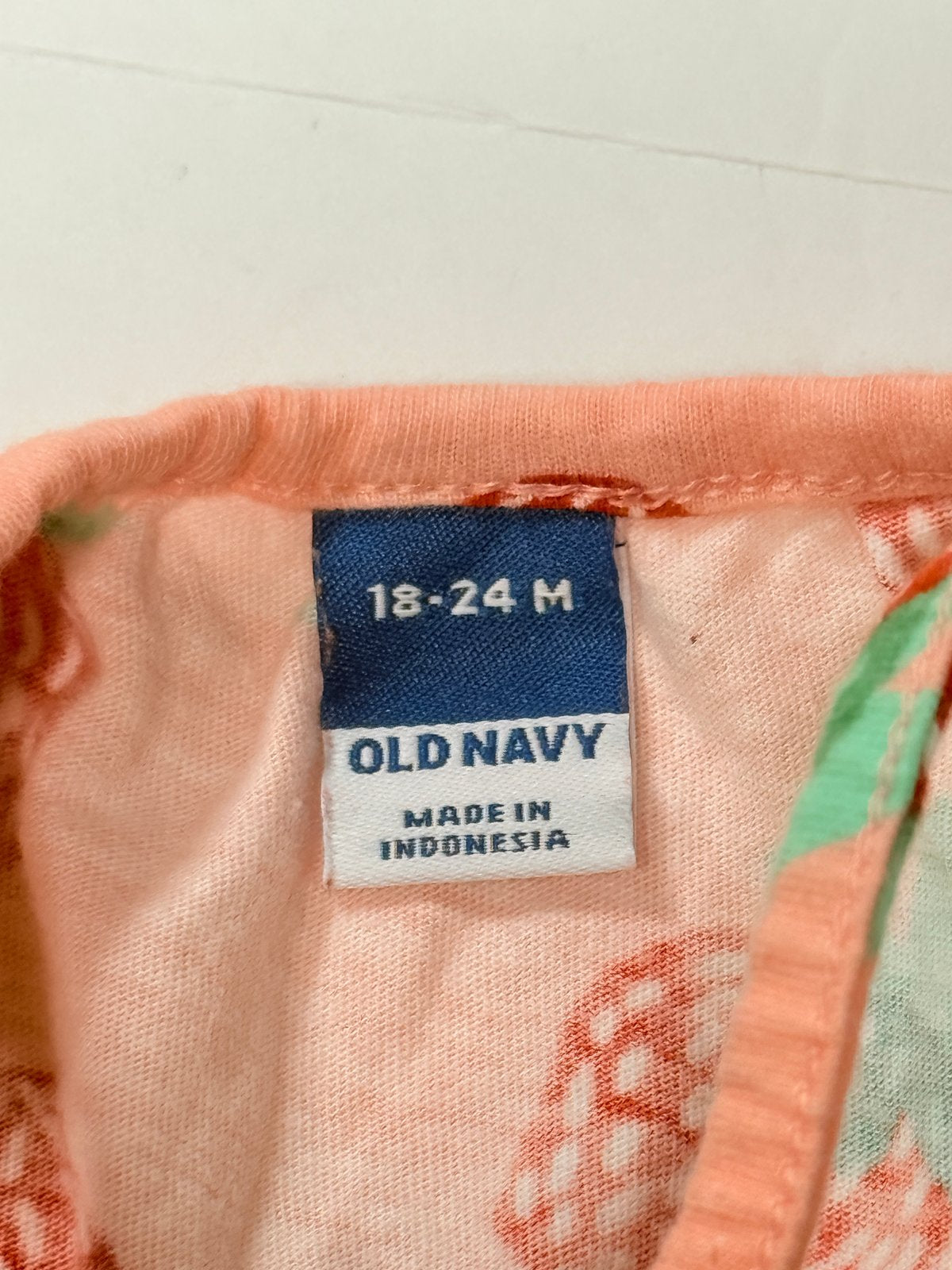 Old Navy Strawberry Print Romper 18-24M