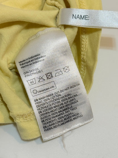 H&M Yellow Unicorn T-Shirt 4-6Y