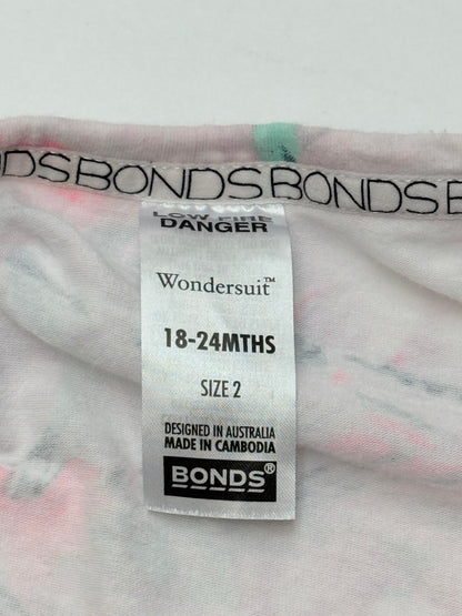 Bonds Wondersuit Floral Zip Romper Size 2