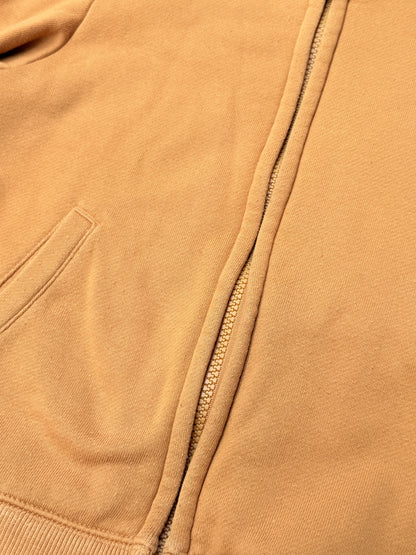 Uniqlo Kids Orange Sherpa-Lined Zip Hoodie