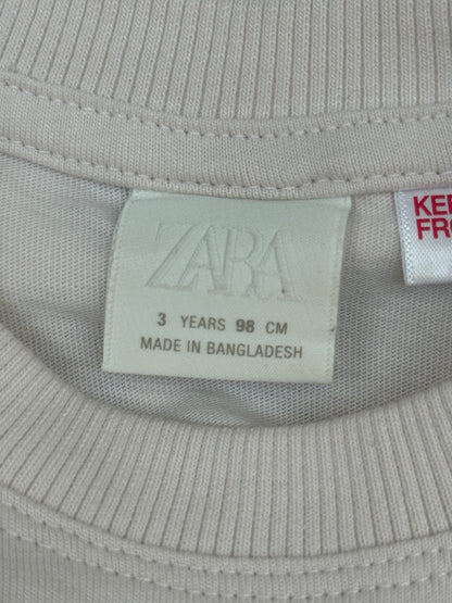 Zara Manhattan 97 Cream T-Shirt 3T