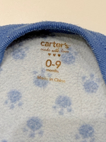 Carter's Paw Print Dog Sleep Sack 0-9M