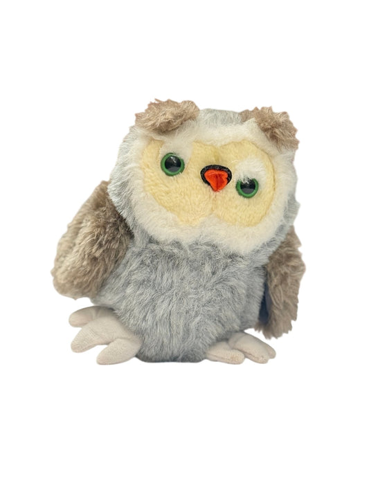 Contenova Vintage Plush Owl Stuffed Toy