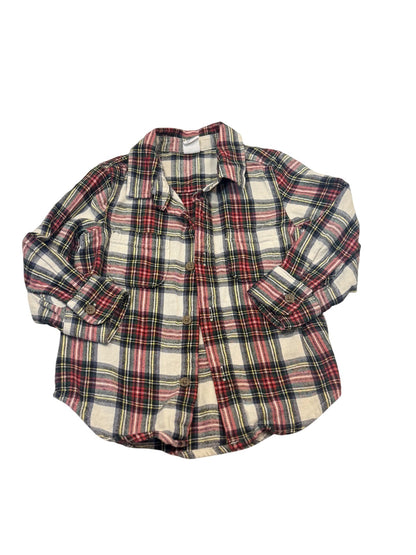 Baby Gap Plaid Flannel Button-Up Shirt 2T