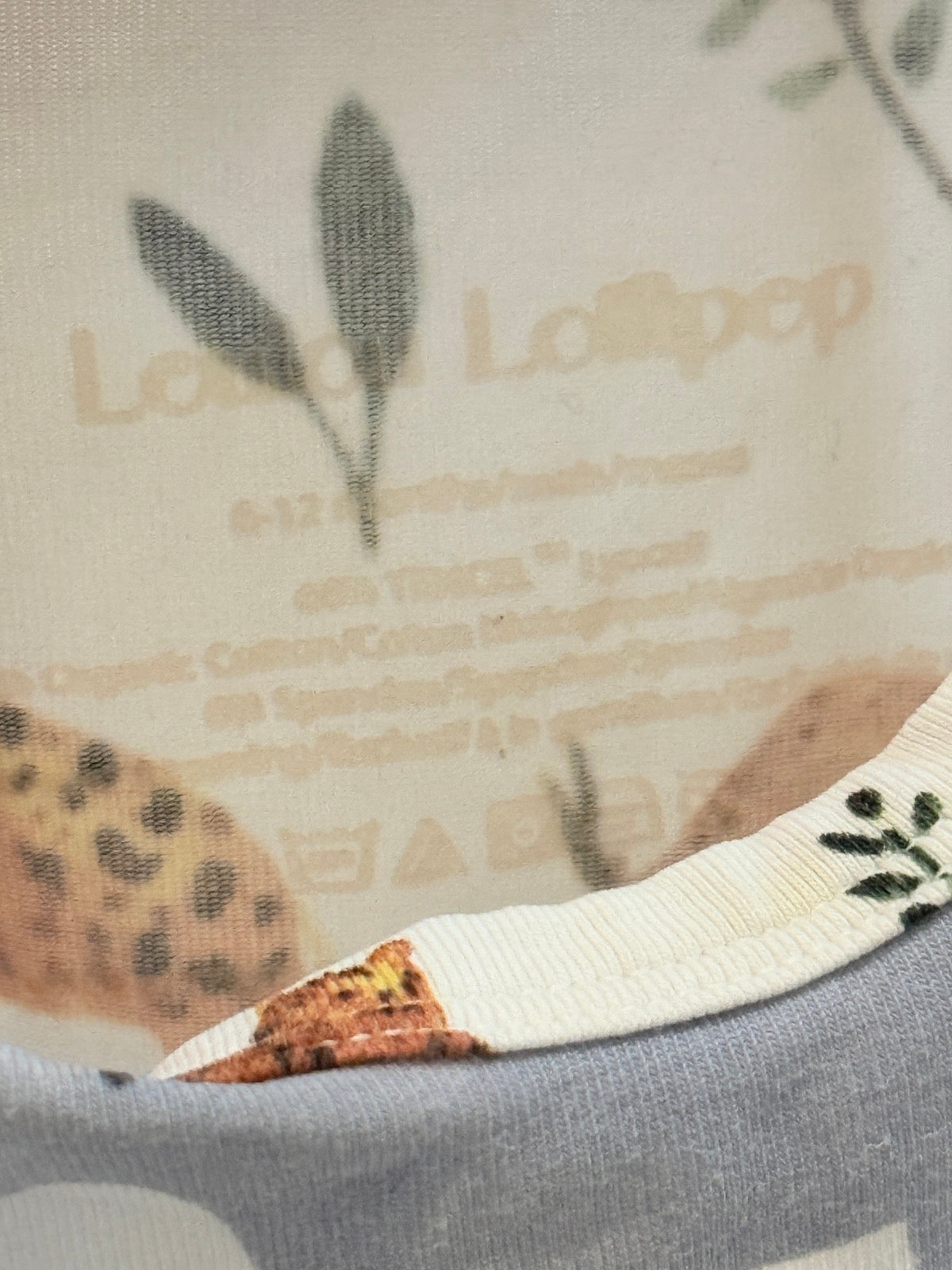 Loulou Lollipop Safari Print Bodysuit 6-12M