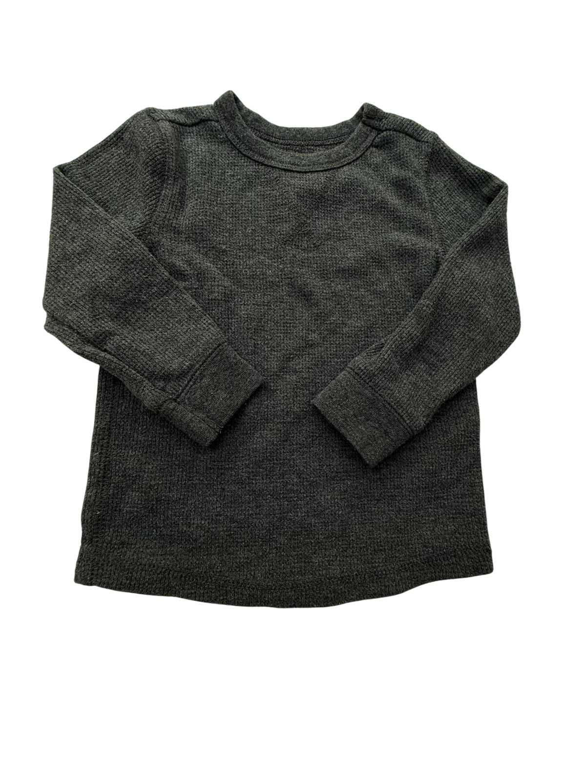 Old Navy Gray Thermal Long Sleeve Top 18-24M