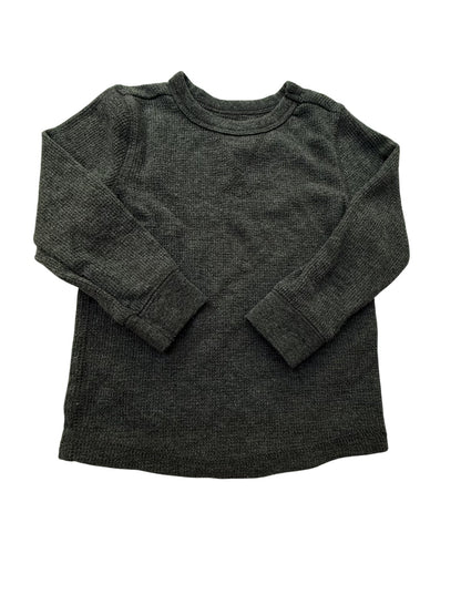 Old Navy Gray Thermal Long Sleeve Top 18-24M