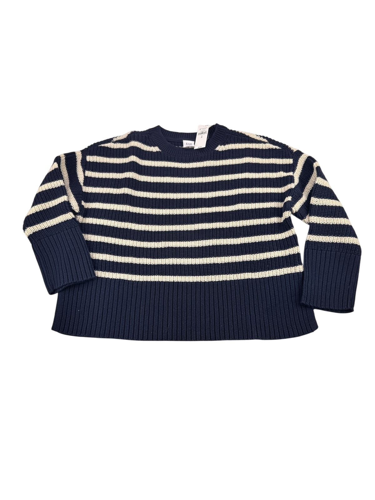 NWT - Gap Kids Navy Striped Sweater Size M (8) 8