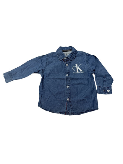 Calvin Klein Jeans Denim Button-Up Shirt 18M