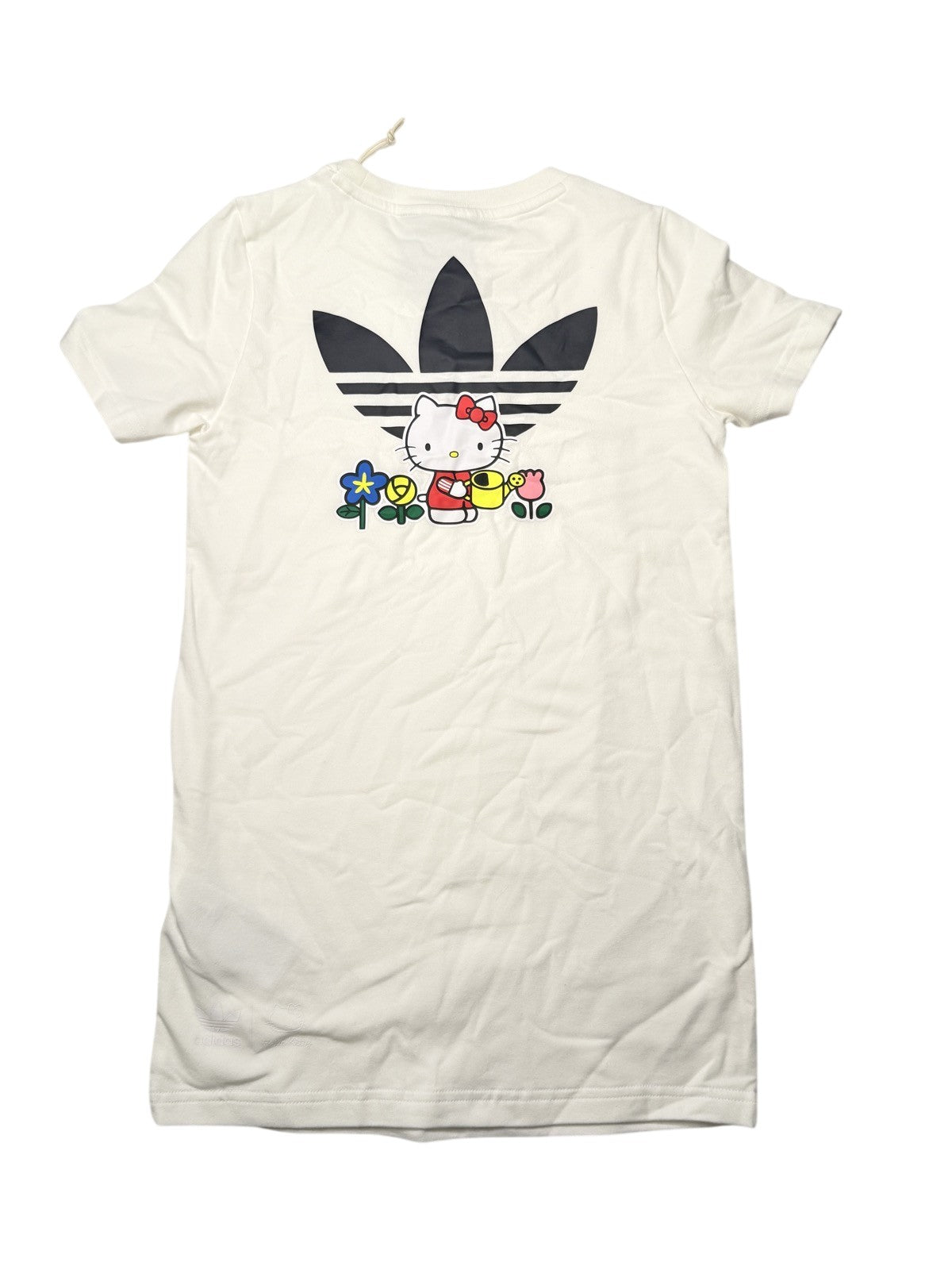 New! Adidas x Hello Kitty White T-Shirt Dress Size 5-6Y