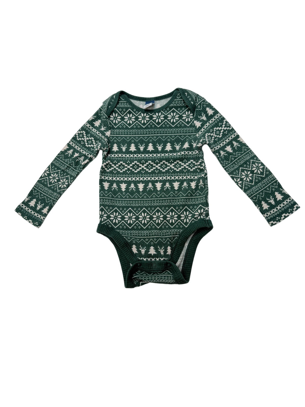 Old Navy Fair Isle Bodysuit Size 12-18M