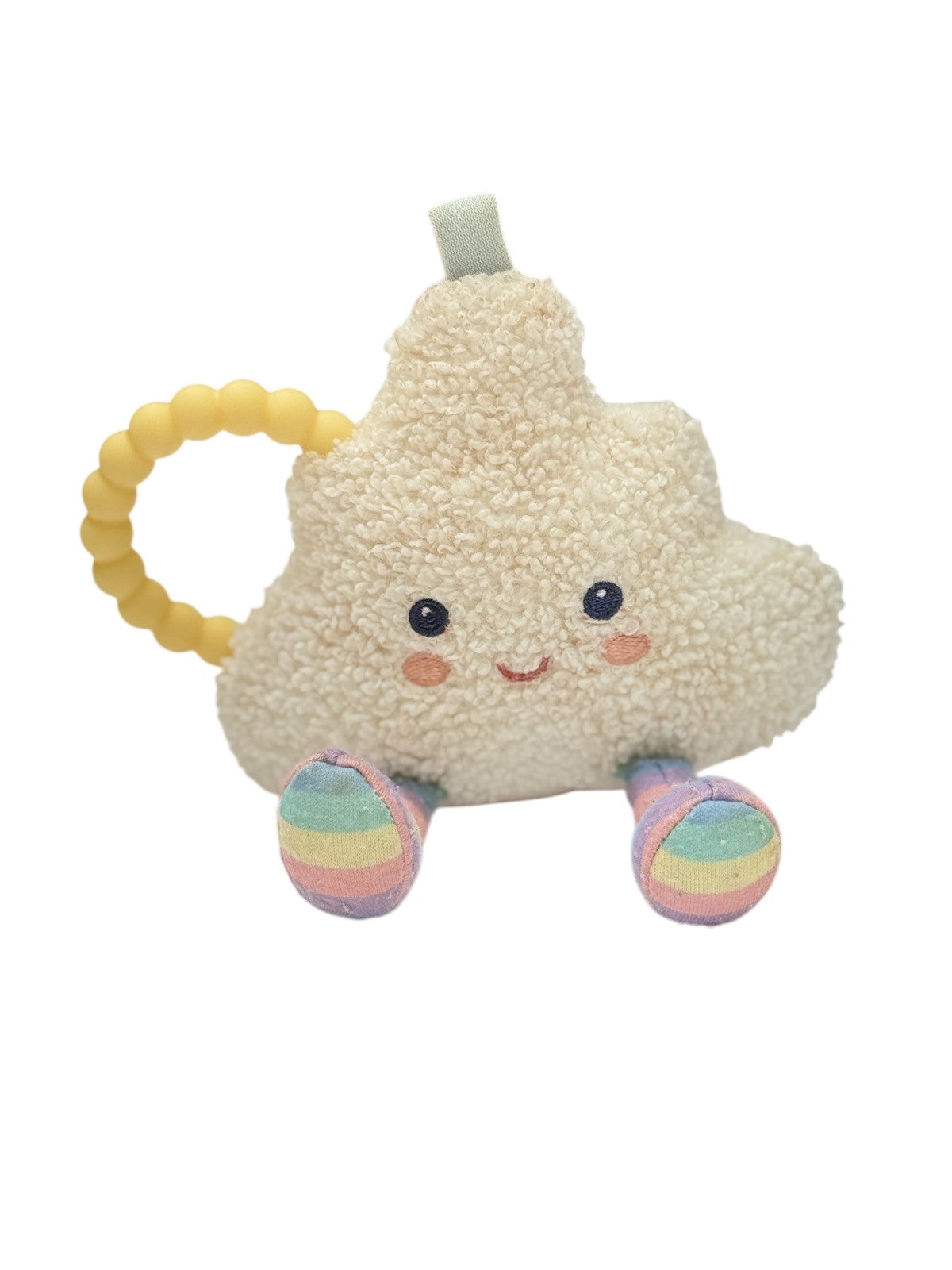 Cloud Plush Baby Teether Rattle Toy