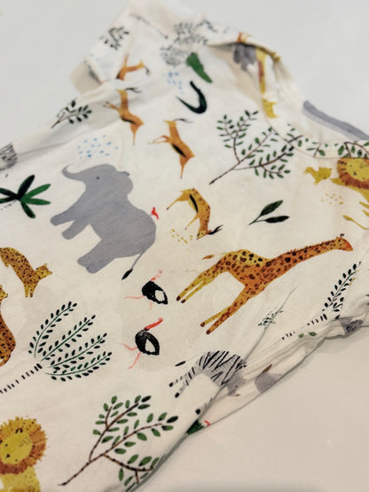 Loulou Lollipop Safari Print Bodysuit 18-24M