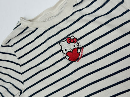 H&M x Sanrio Hello Kitty Striped T-Shirt 5T 6